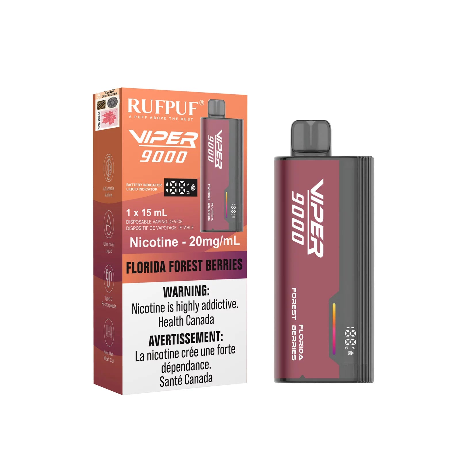 RufPuf Viper 9000 - Florida Forest Berries - BlazenHaze