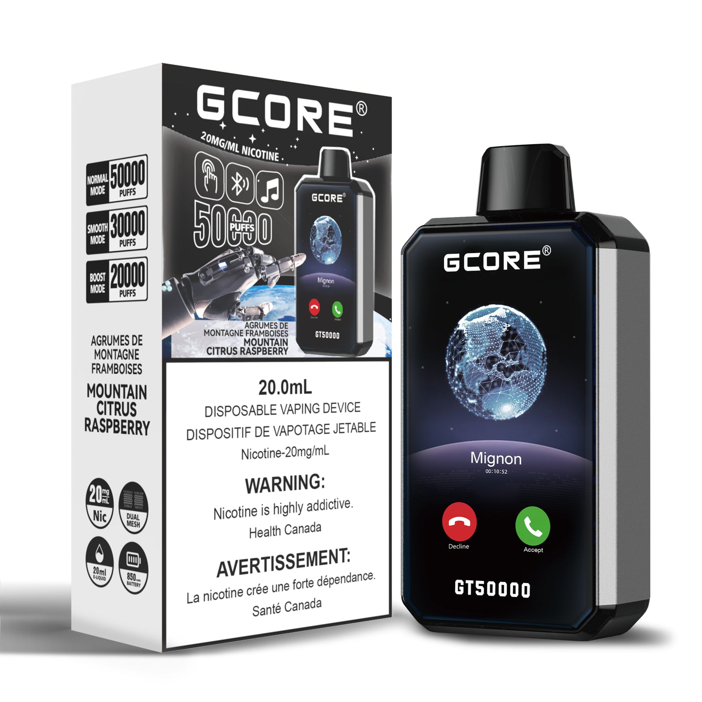 Gcore GT50K - Mountain Citrus Raspberry