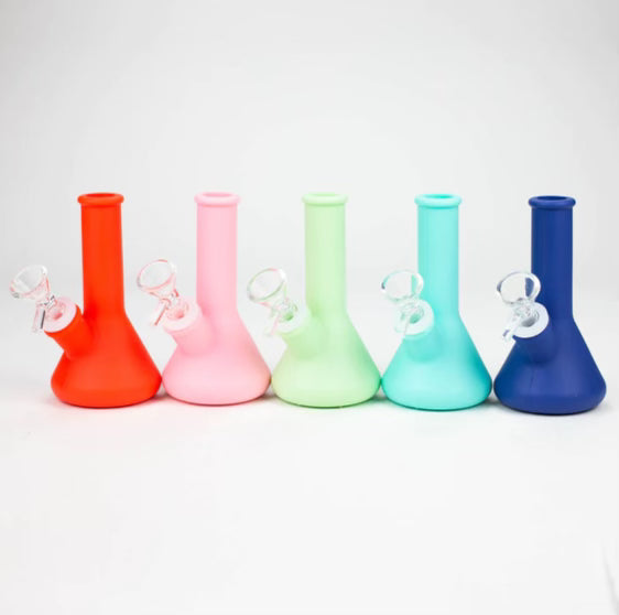 4" Mini Silicone Bong - Assorted