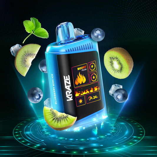 Kraze Mega HD 20K - Blueberry Kiwi Ice