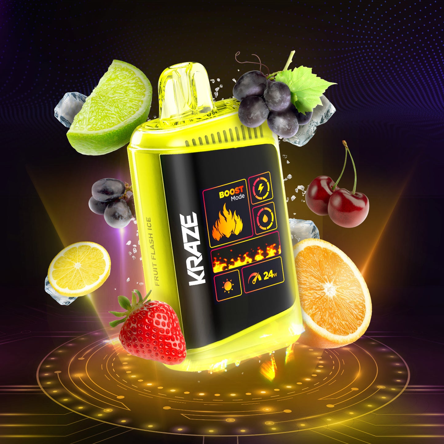 Kraze Mega HD 20K - Fruit Flash Ice