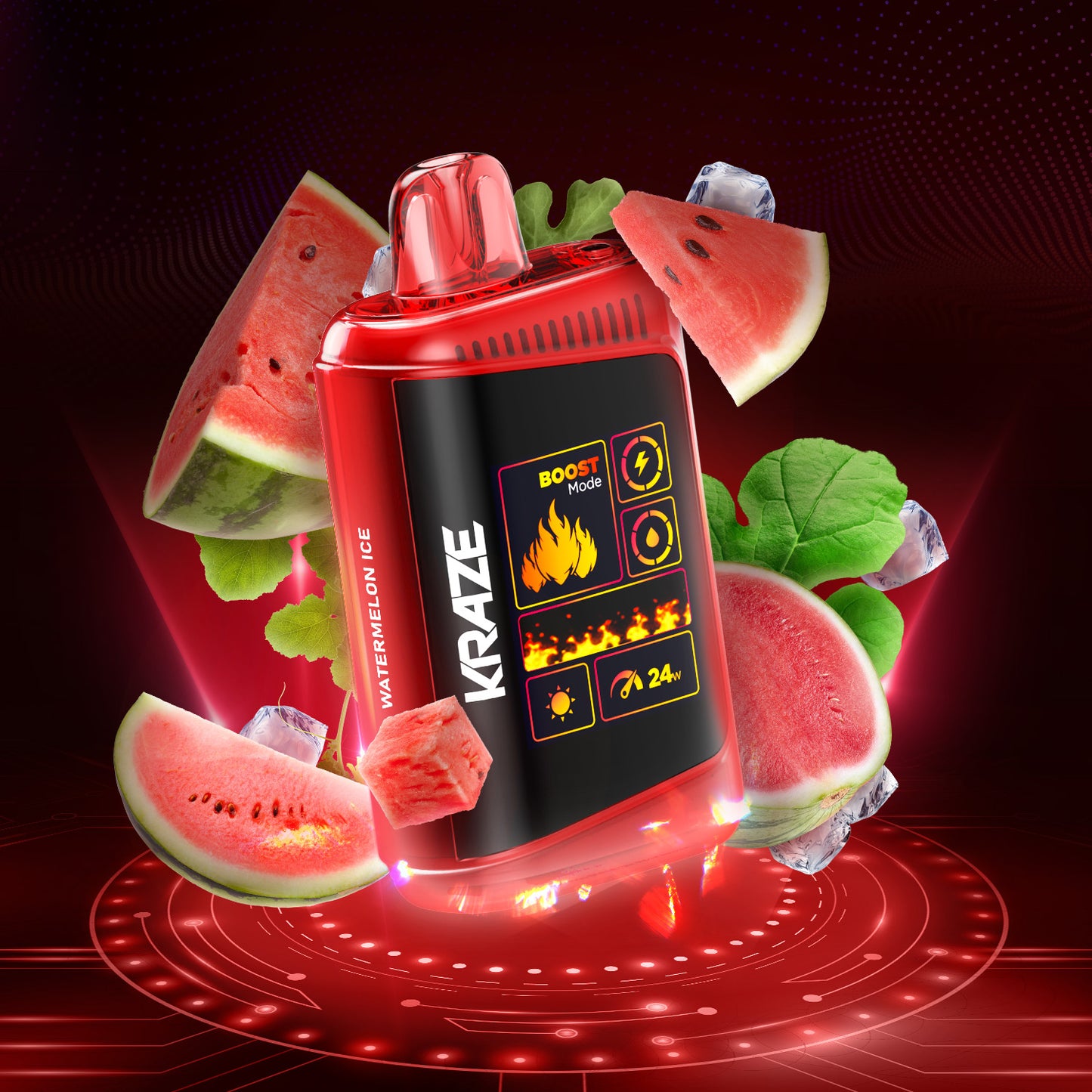 Kraze Mega HD 20K - Watermelon Ice