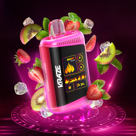 Kraze Mega HD 20K - Strawberry Kiwi Ice