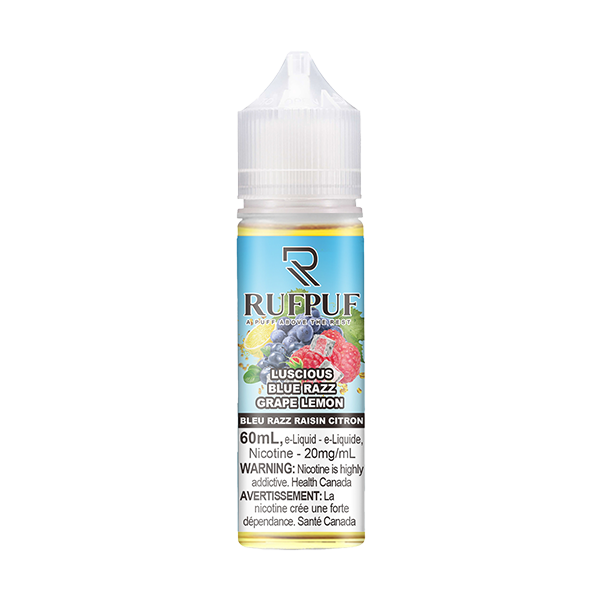 RUFPUF Nic Salt 60ML - LUSCIOUS BLUE RAZZ GRAPE LEMON