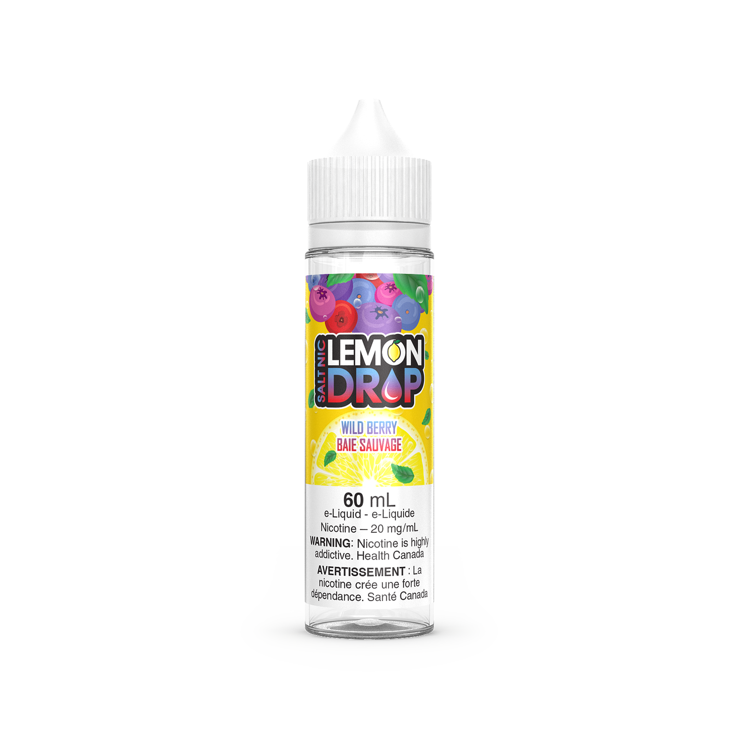 Lemon Drop Salt 60ML- Wild Berry - BlazenHaze