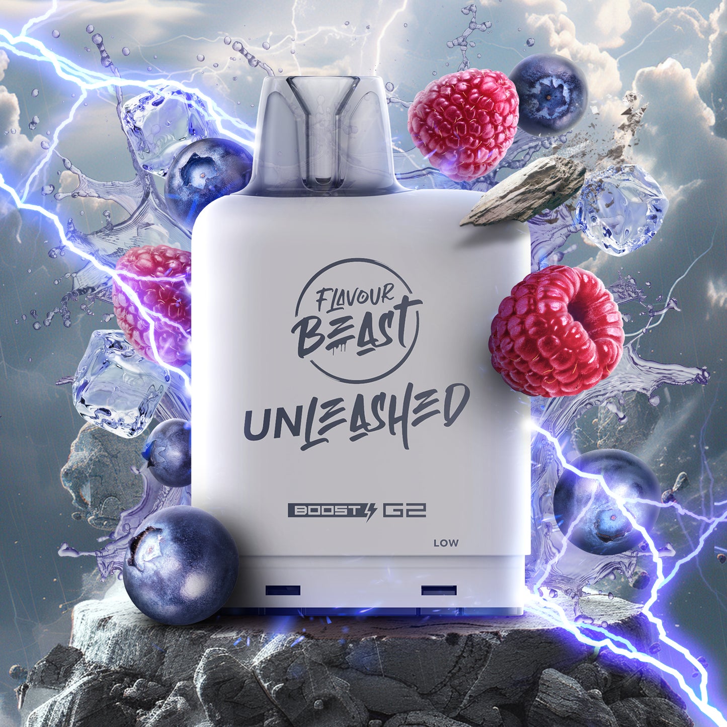 Level X Flavour Beast Unleashed Boost G2 - Epic Berry Lighting