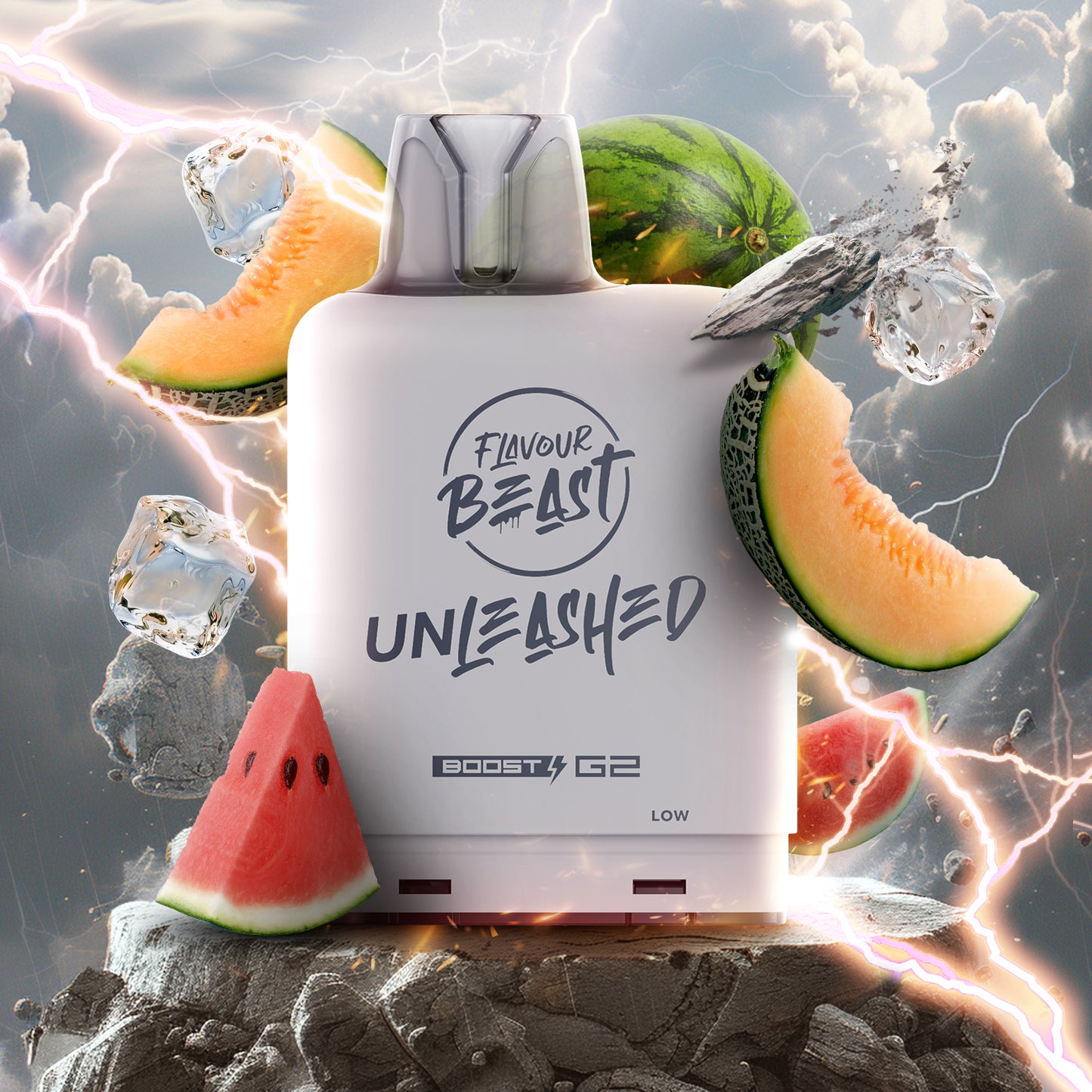 Level X Flavour Beast Unleashed Boost G2 - Epic Cantaloupe Watermelon
