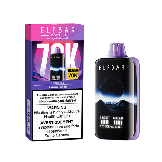 ELF Bar MoonNight 70K - Grape Ice