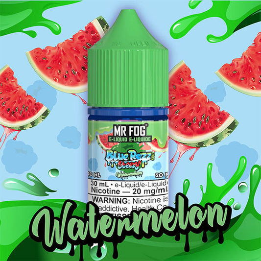 Mr Fog Salt Nic Blue Razz Steezy  - Watermelon