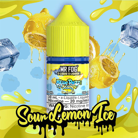 Mr Fog Salt Nic Blue Razz Steezy - Sour Lemon Ice