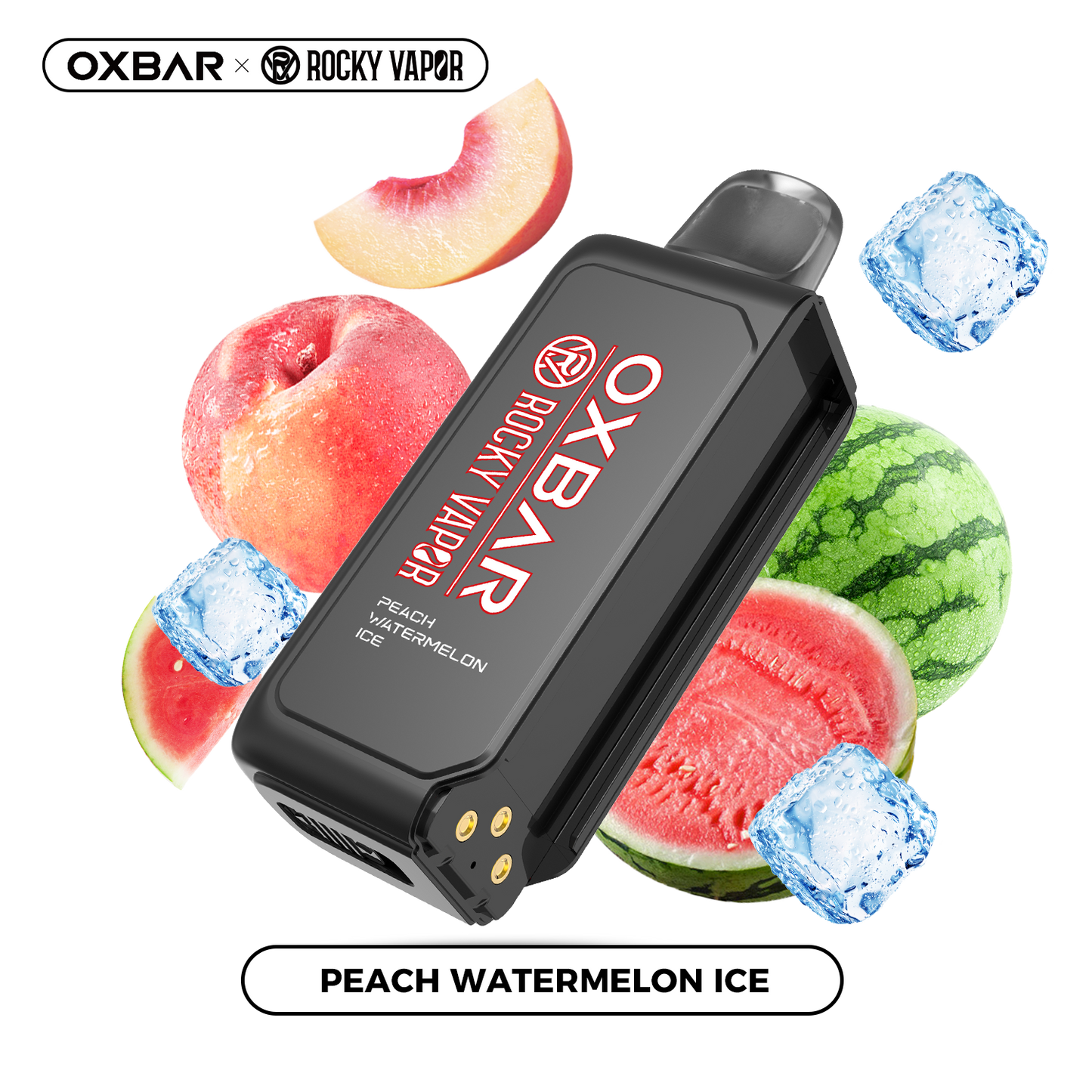 SVOPP ROCKY VAPOR OXBAR [PREFILLED PODS] - PEACH WATERMELON ICE