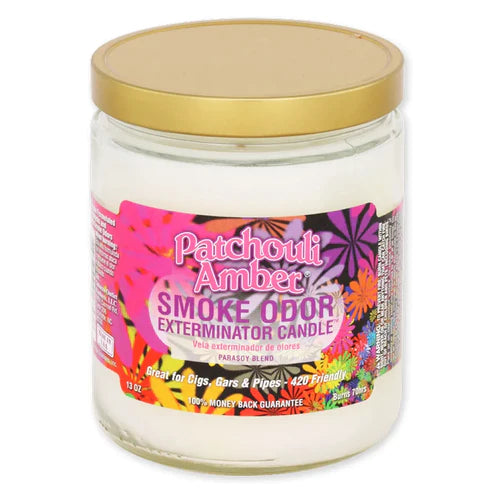 Smoke Odor - 13oz Candle - Patchouli Amber