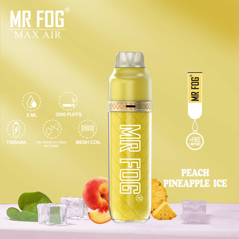 Mr. Fog 2500 Disposable- Peach Pineapple Ice - BlazenHaze