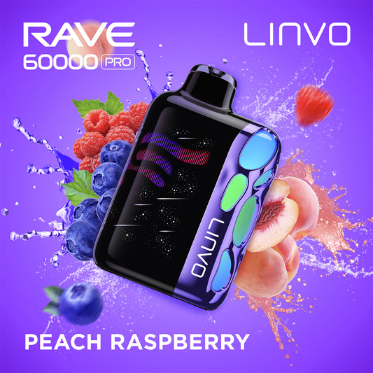 Linvo Rave 60K - Peach Raspberry