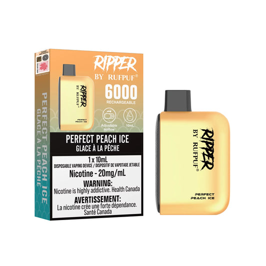 RufPuf Ripper 6000- Peach Ice