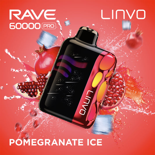 Linvo Rave 60K - Pomegranate Ice