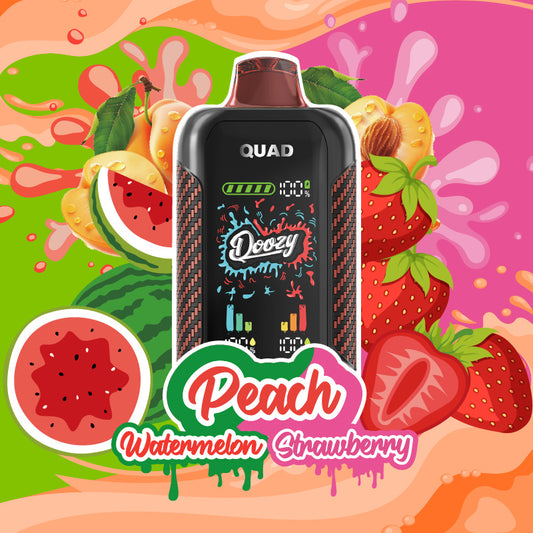 DOOZY QUAD - Peach Watermelon & Peach Strawberry