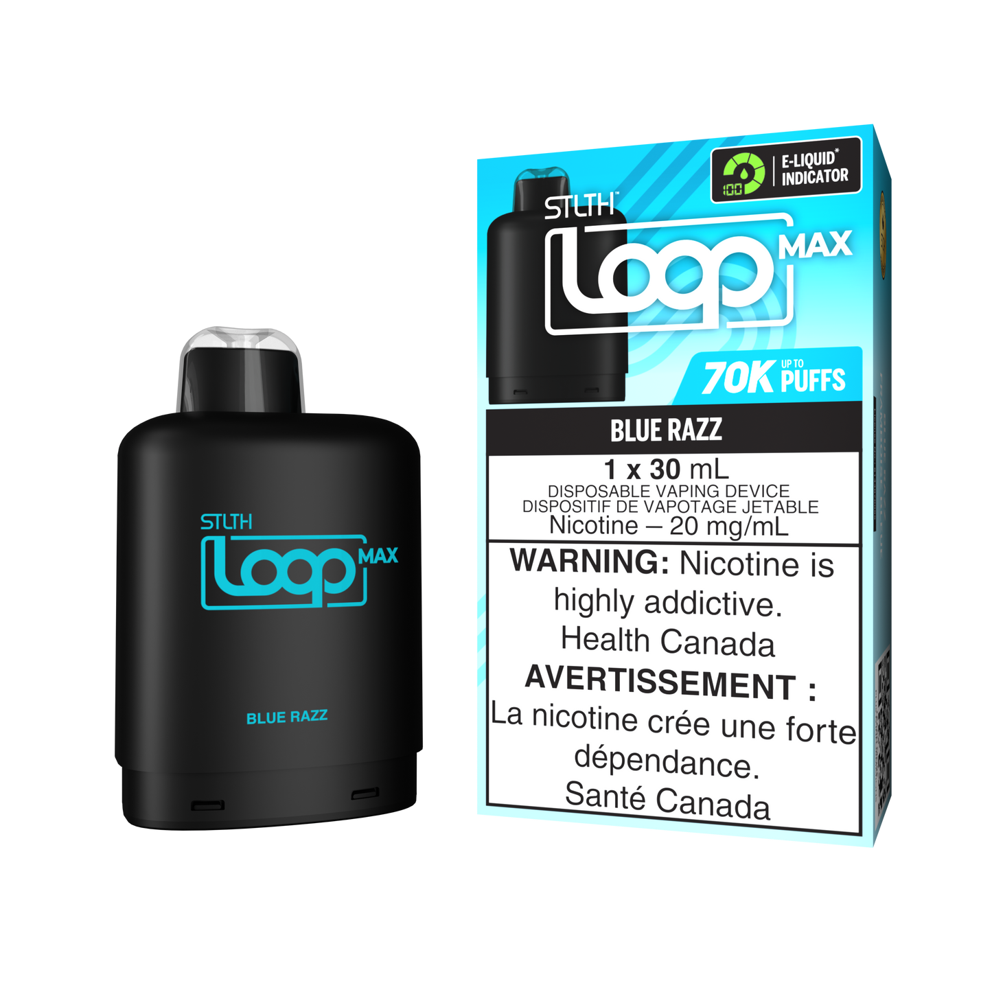 STLTH LOOP MAX POD - BLUE RAZZ