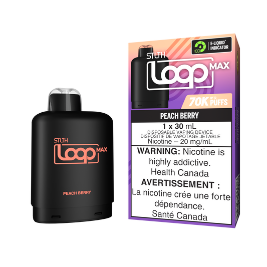 STLTH LOOP MAX POD - PEACH BERRY