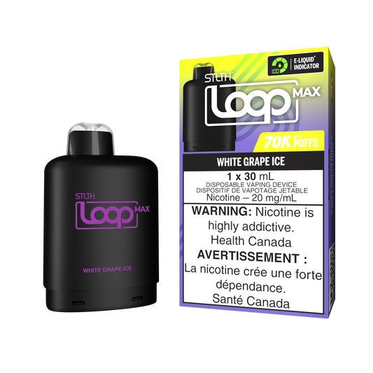 STLTH LOOP MAX POD - WHITE GRAPE ICE