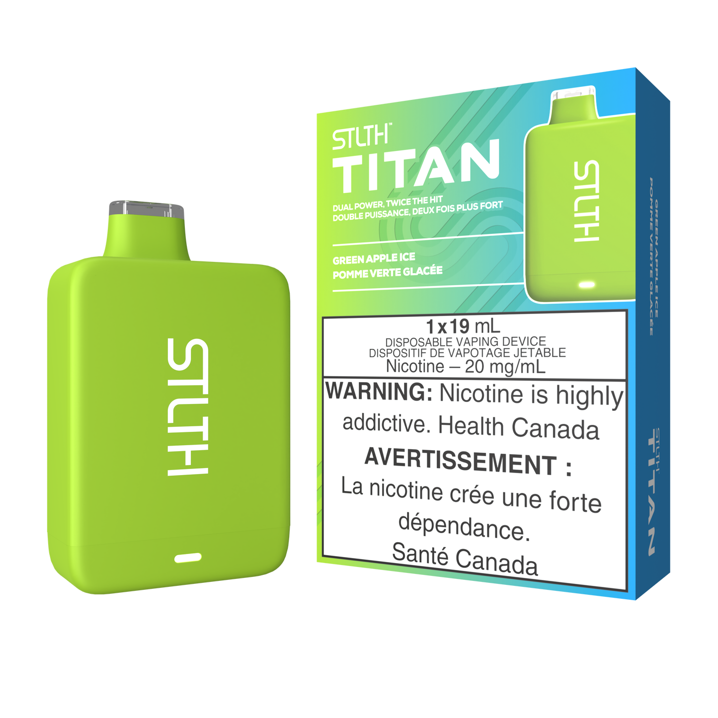 STLTH TITAN - Green Apple Ice