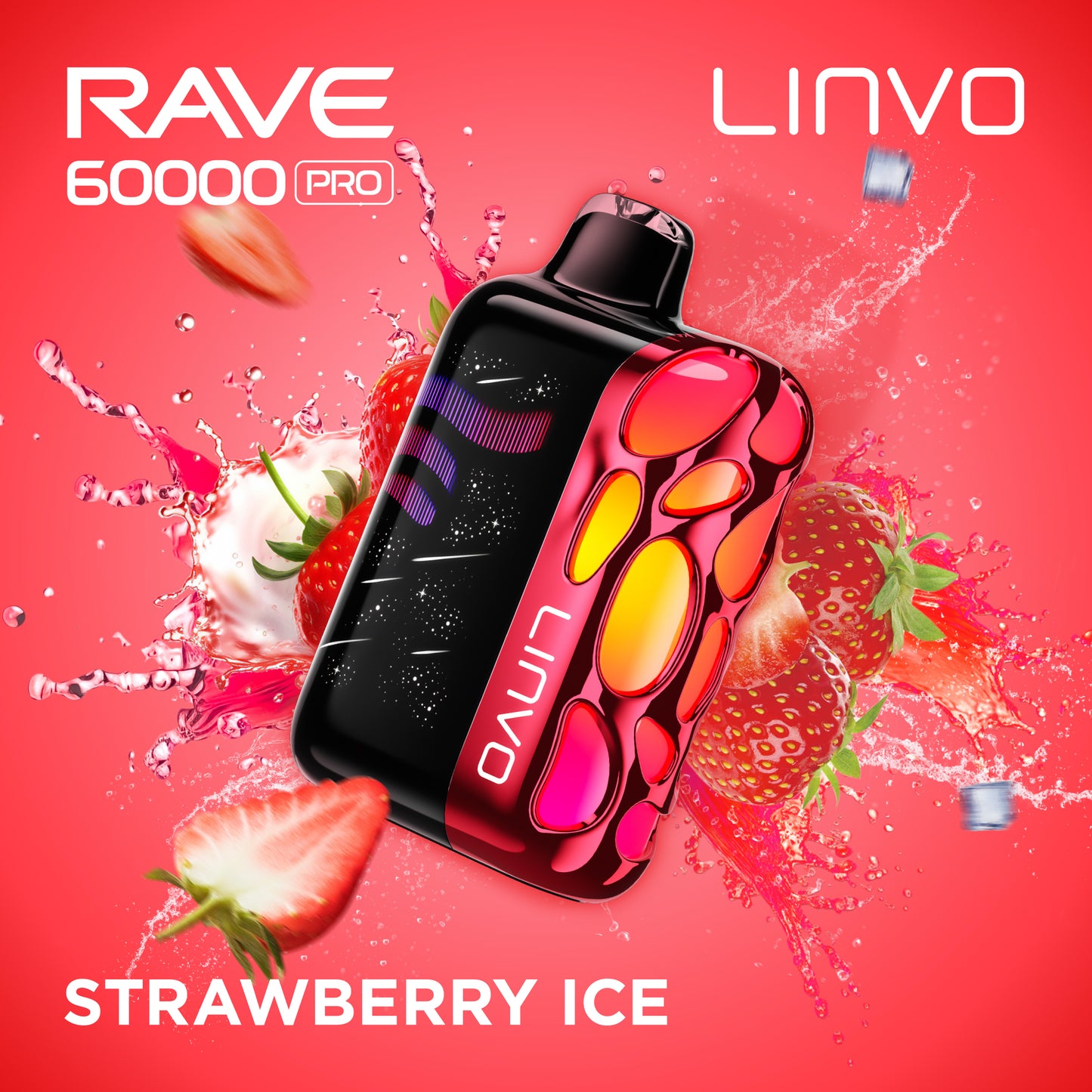 Linvo Rave 60K - Strawberry Ice