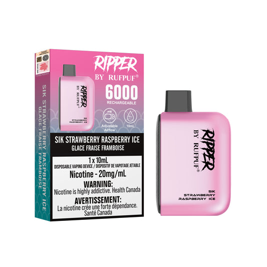 RufPuf Ripper 6000- Sik Strawberry Raspberry Ice