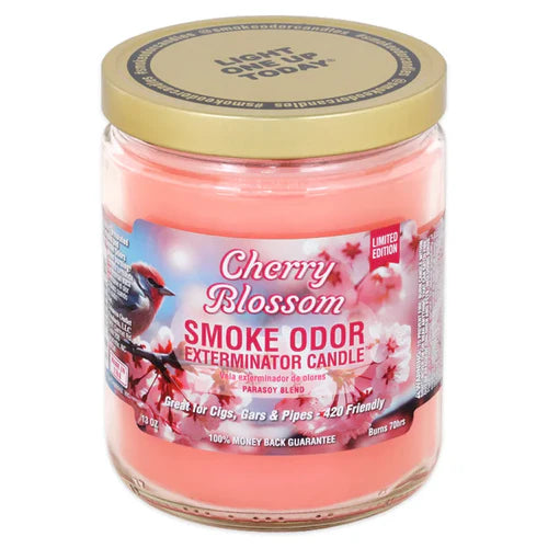 Smoke Odor-13oz Candle -Cherry Blossom