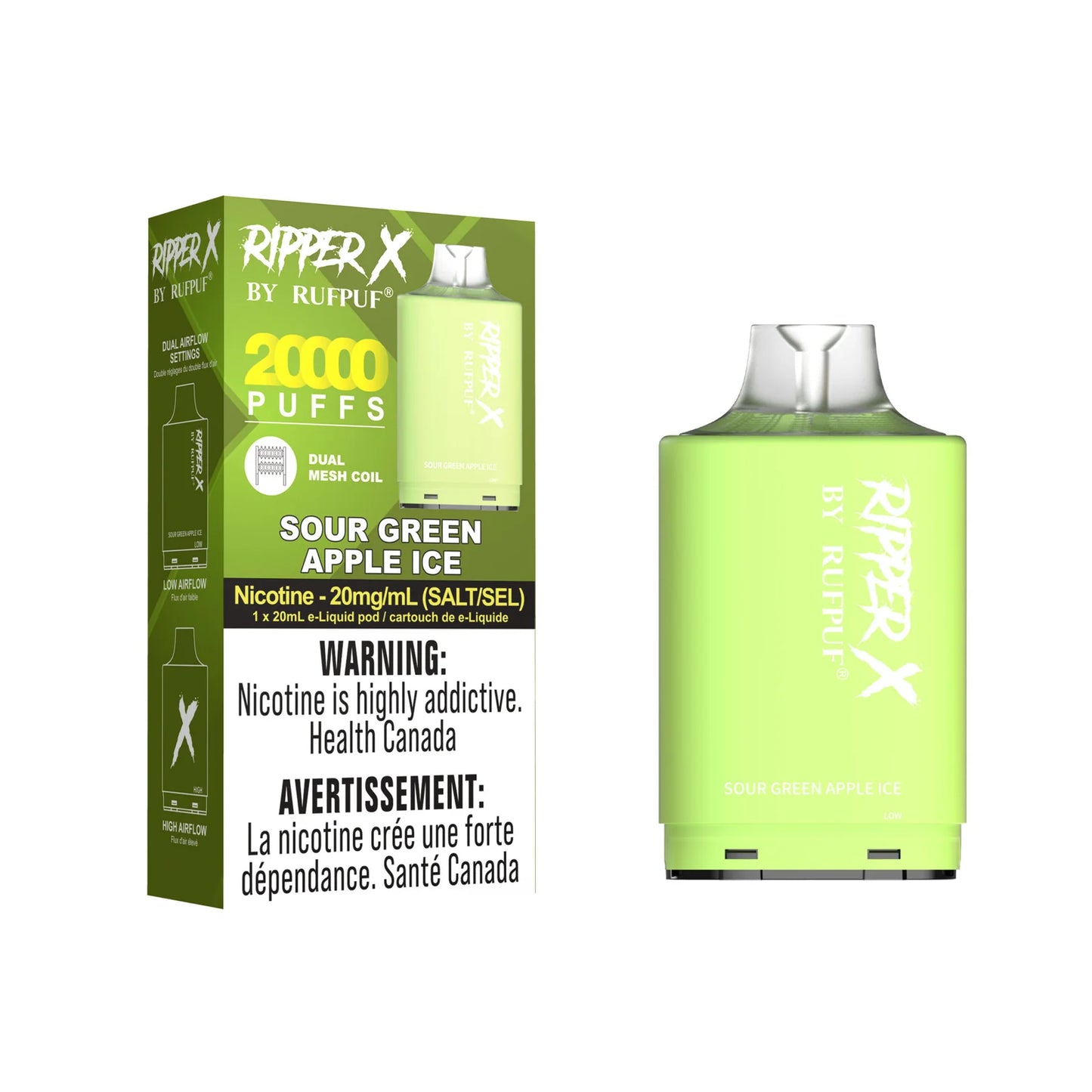 Ripper X - Sour Green Apple Ice