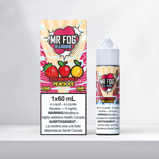 Mr Fog E-Liquid- StrawApple Peach Ice