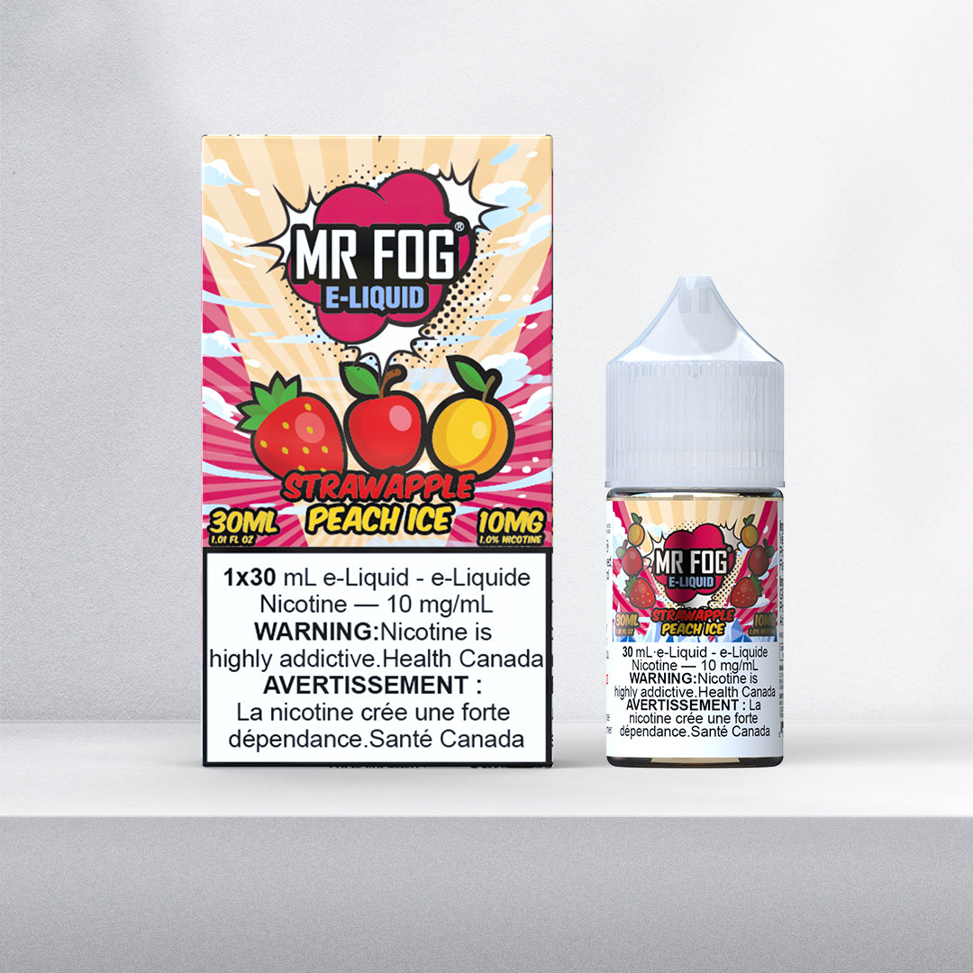 Mr Fog Salt Nic- StrawApple Peach Ice