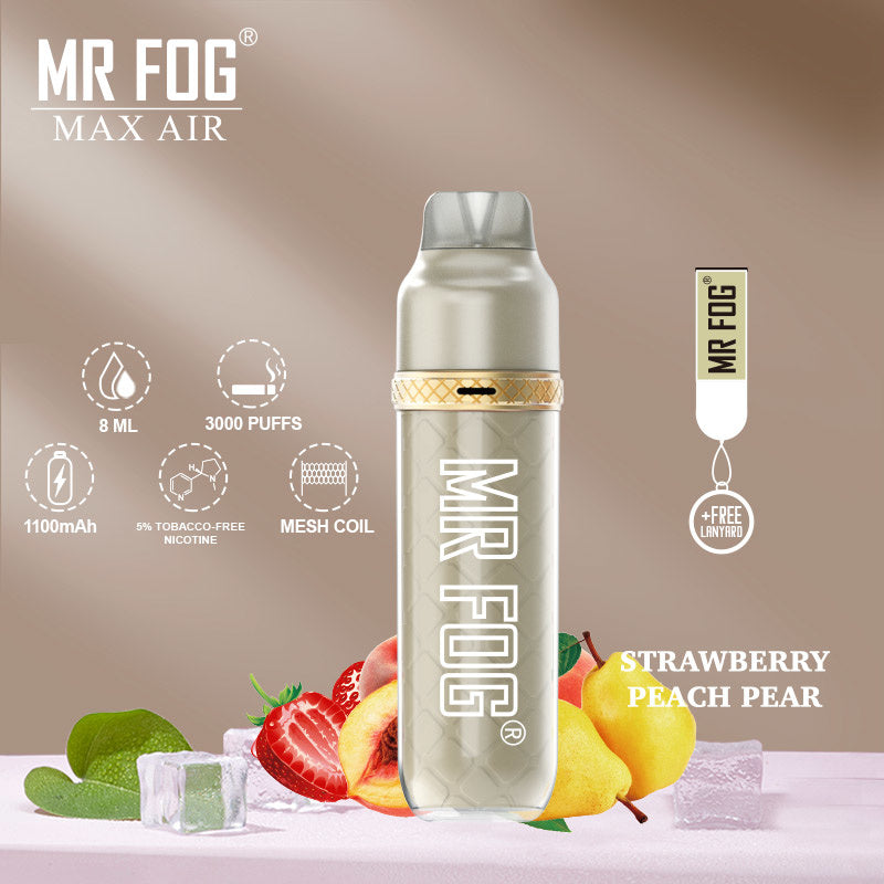 Mr. Fog 2500 Disposable- Strawberry Peach Pear