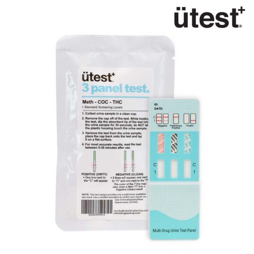 UTEST 3 PANEL 50ng TEST KIT