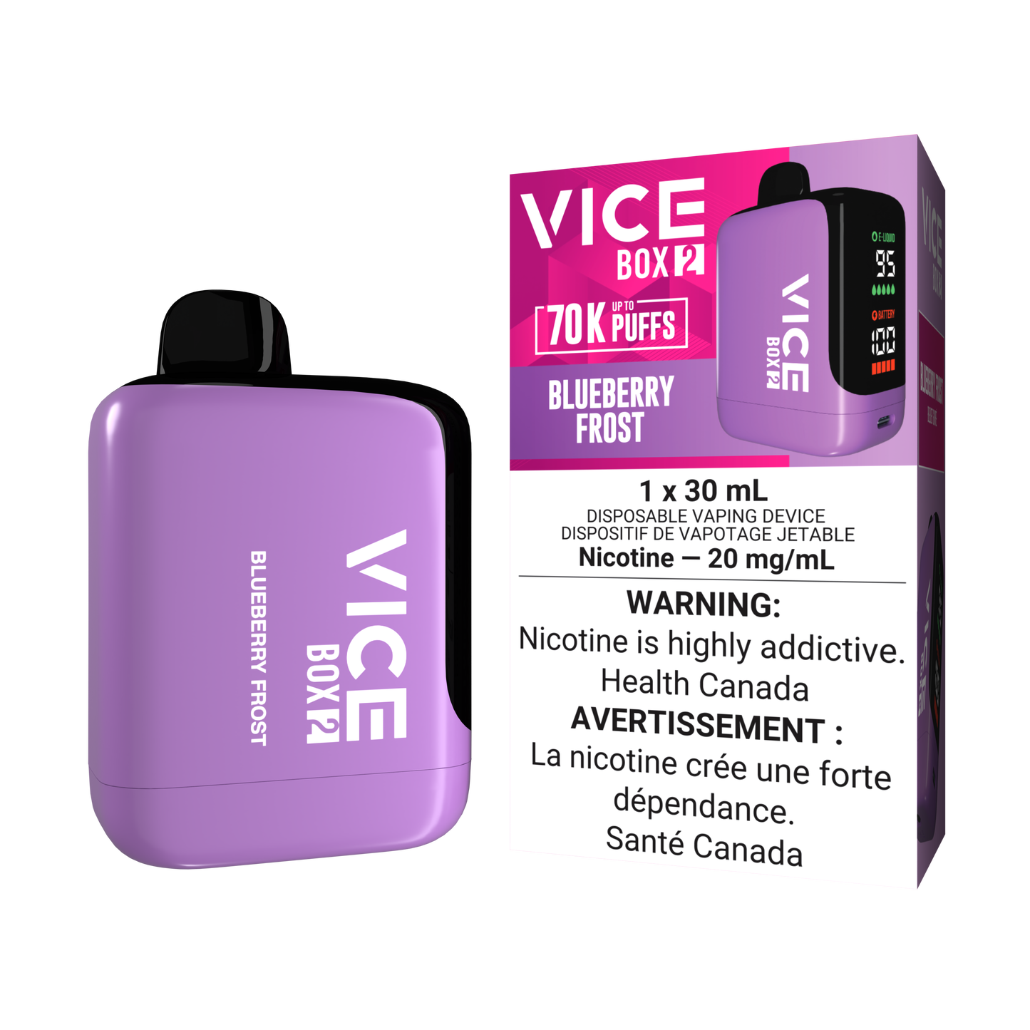 Vice Box 2 70K - Blueberry Frost