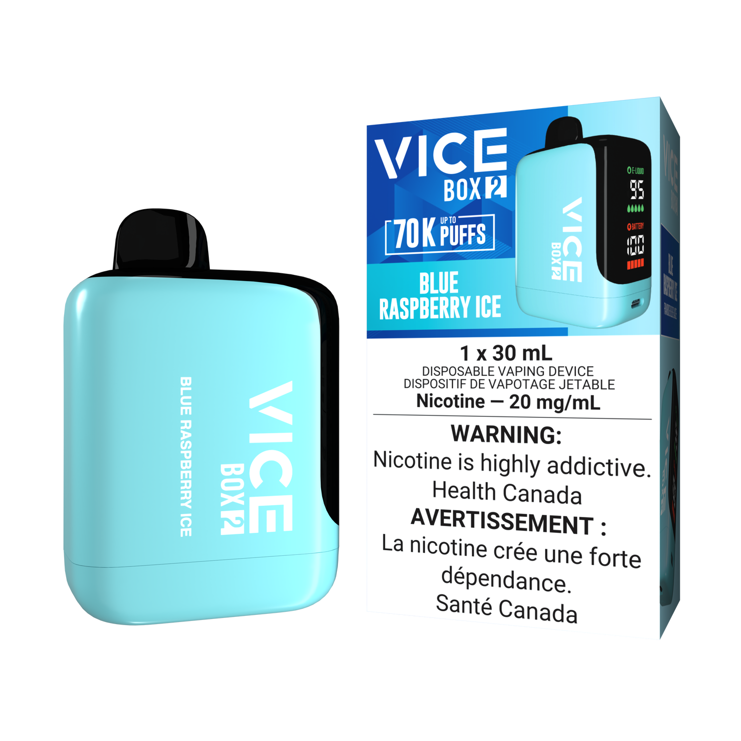 Vice Box 2 70K - Blue Raspberry Ice