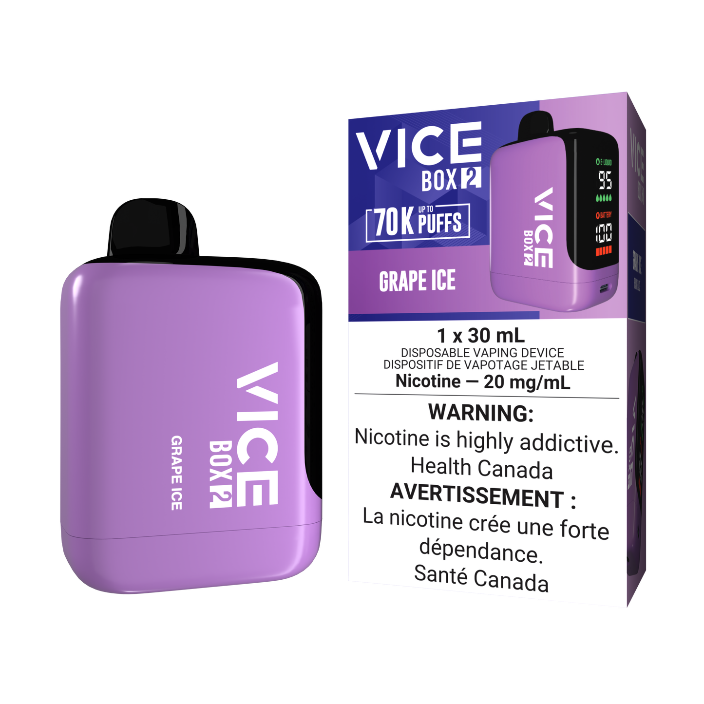 Vice Box 2 70K - Grape Ice