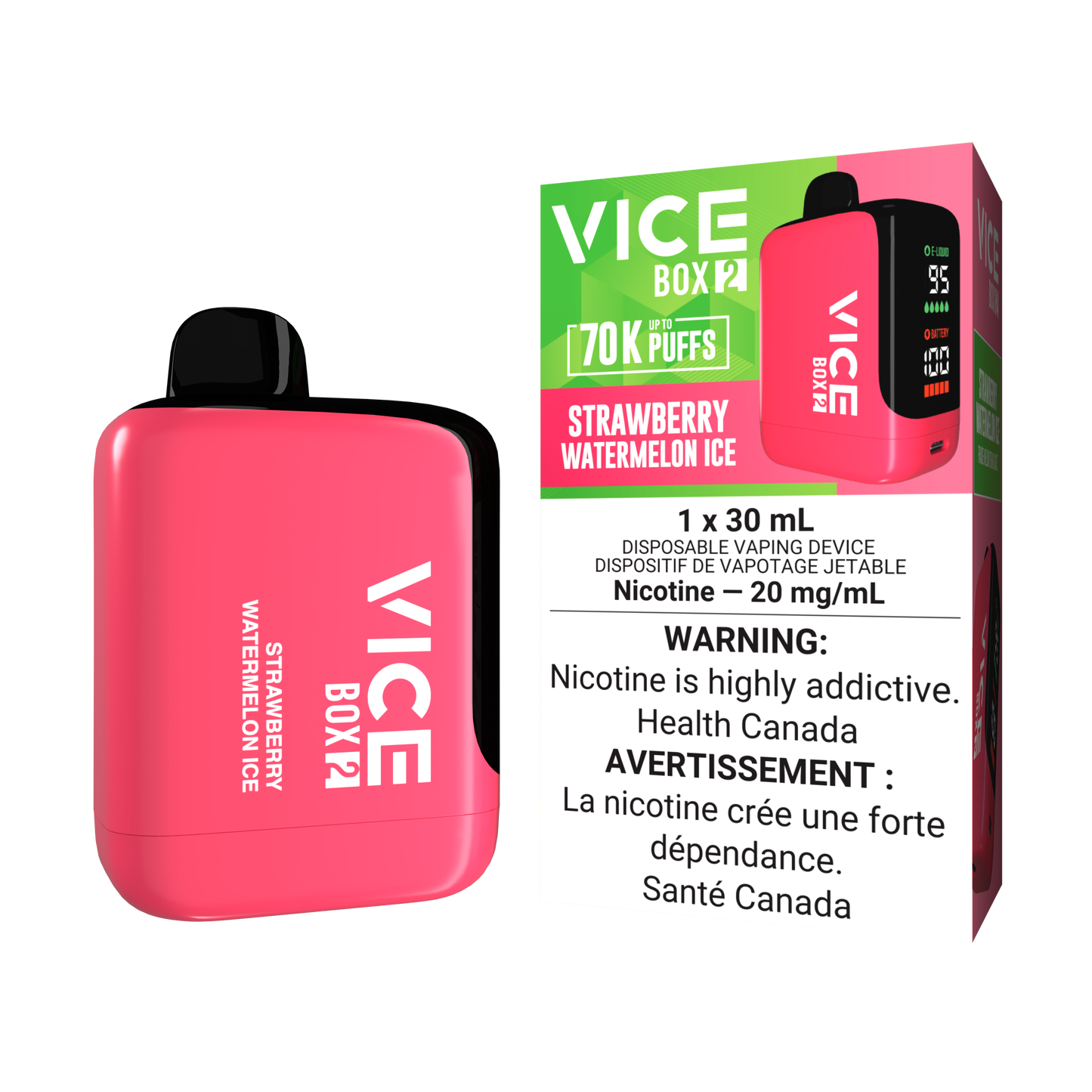 Vice Box 2 70K - Strawberry Watermelon Ice