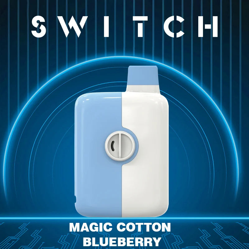 MR FOG SWITCH 5500 PUFFS MAGIC COTTON BLUEBERRY