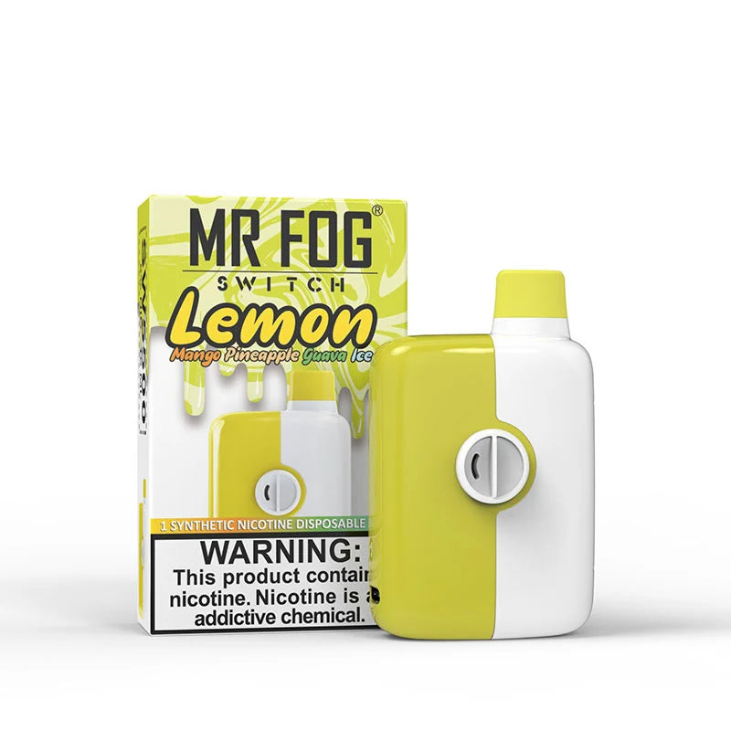 MR FOG SWITCH 5500 PUFFS LEMON MANGO PINEAPPLE GUAVA ICE - BlazenHaze