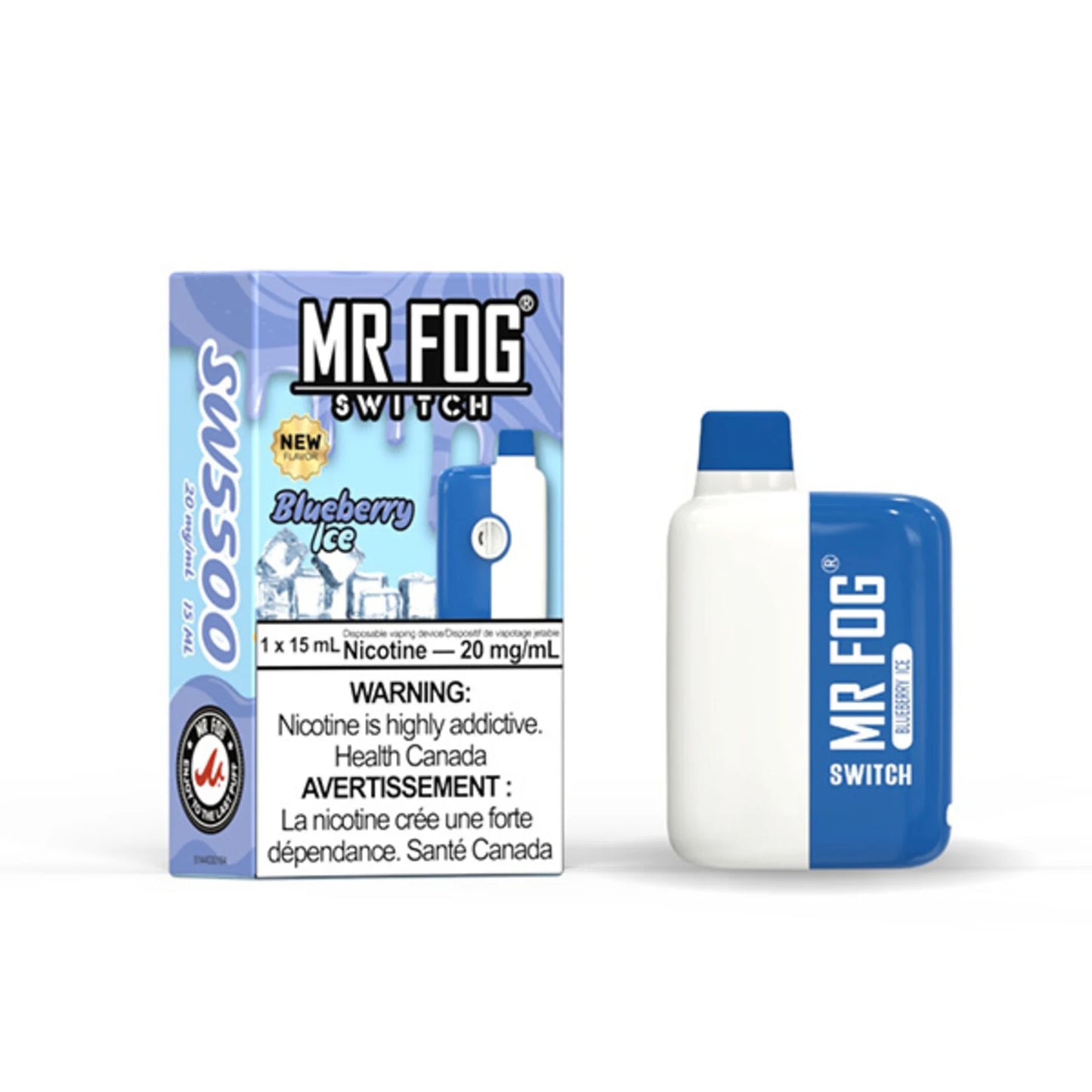 MR FOG SWITCH 5500 PUFFS BLUEBERRY ICE