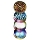 Pulsar 4-Piece 2.5" Anodized Zinc Pollinator Grinder - Chameleon