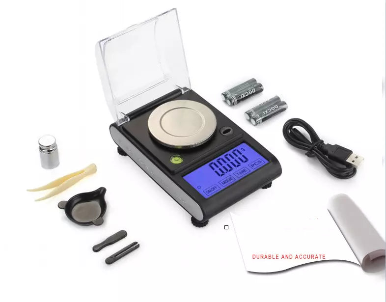 50g*0.001g Precise Analytical Digital Weighing Balance Scales - BlazenHaze