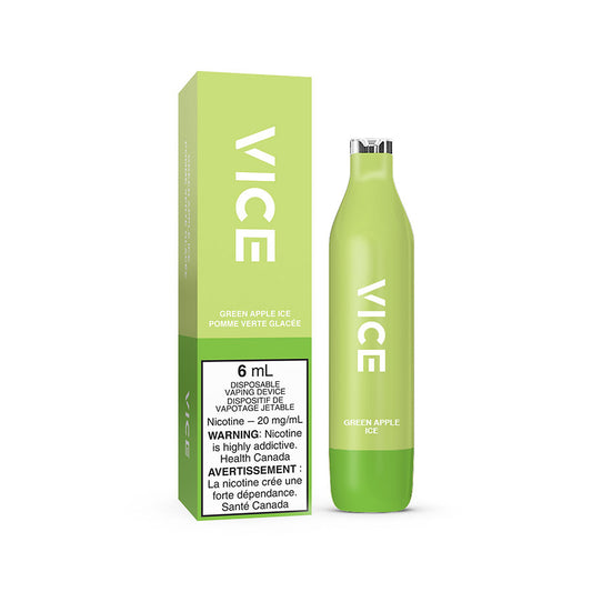 VICE 2500 DISPOSABLE - GREEN APPLE ICE