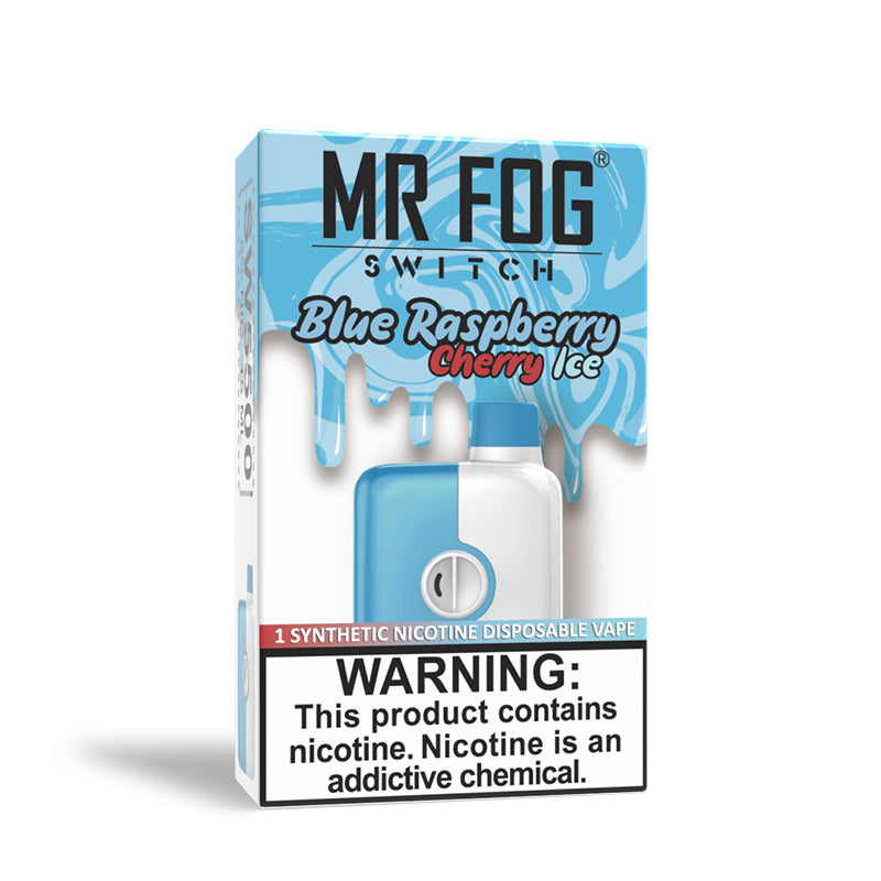 MR FOG SWITCH 5500 PUFFS BLUE RASPBERRY CHERRY ICE - BlazenHaze