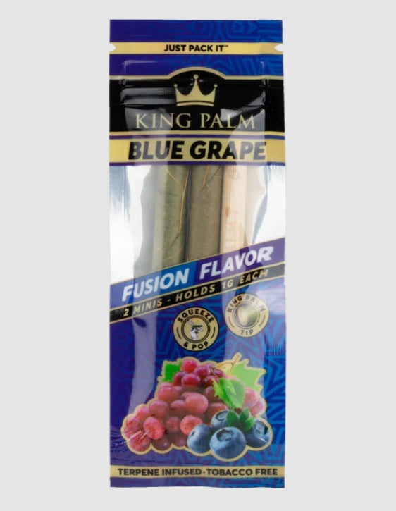 KING PALM MINI PRE-ROLL POUCH - 2 PER PACK - BlazenHaze