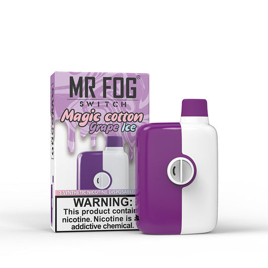 MR FOG SWITCH 5500 PUFFS MAGIC COTTON GRAPE ICE - BlazenHaze