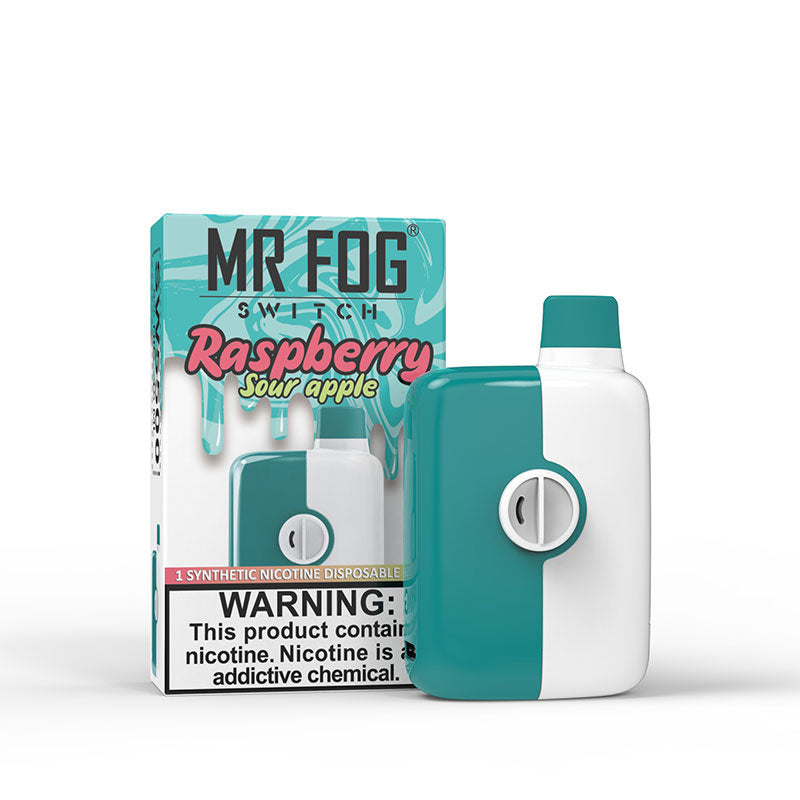 MR FOG SWITCH 5500 PUFFS RASPBERRY SOUR APPLE - BlazenHaze