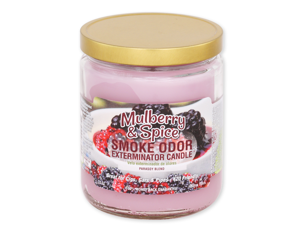 Smoke Odor - 13oz Candle - Mulberry & Spice