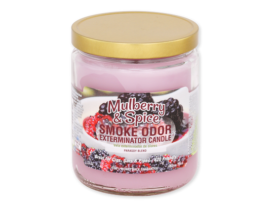 Smoke Odor - 13oz Candle - Mulberry & Spice