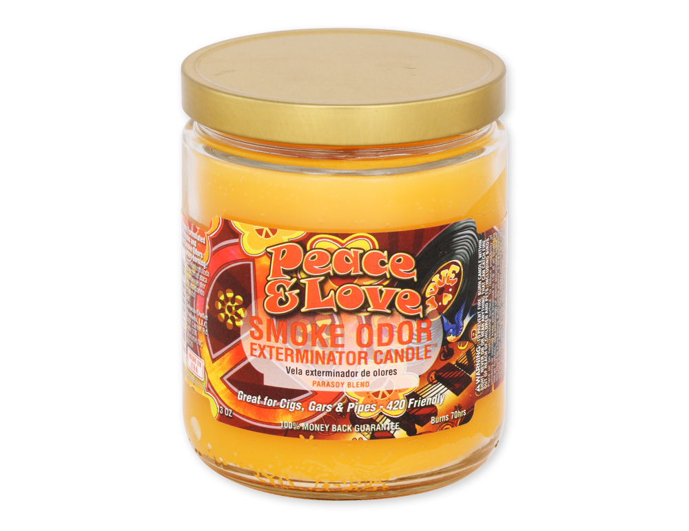 Smoke Odor - 13oz Candle - Peace & Love